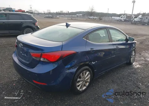 2015 Hyundai Elantra Se z USA, uszkodzony, nr VIN 5NPDH4AE7FH611702